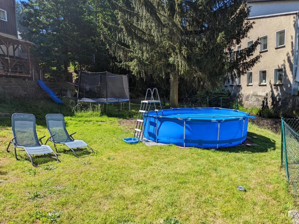 Lichtdurchflutete Helle Wohnung Mit Garten Sauna & Pool - Hw3 Sebnitz Exterior foto